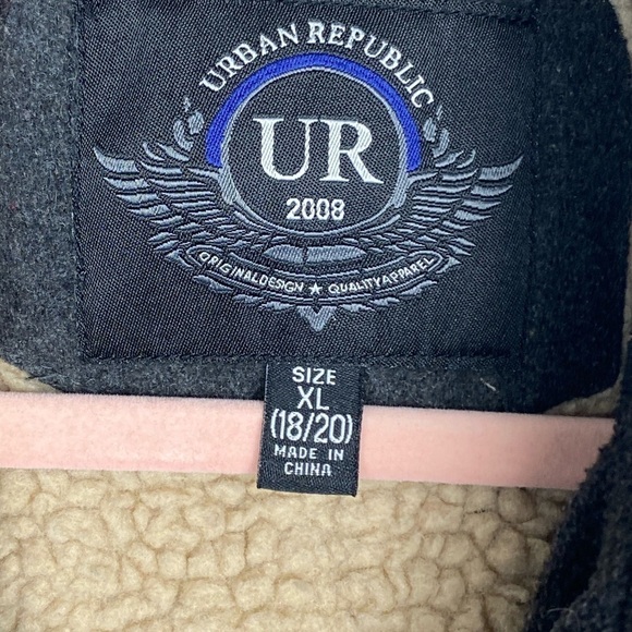 Urban republic military jacket double anchor buttons youth xl 18/20 - Picture 3 of 7